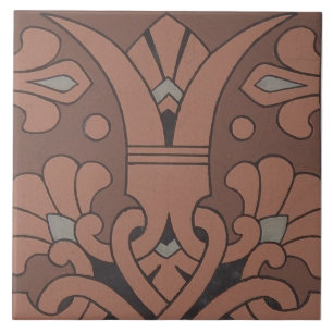 Repo geometrische antenne Griekse flessenberg Tegeltje