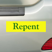 Repo III Bumpersticker (Op auto)