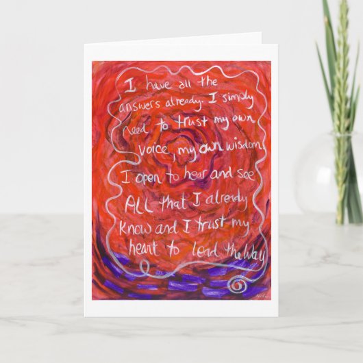 "Répond" à la carte de voeux (Devant)