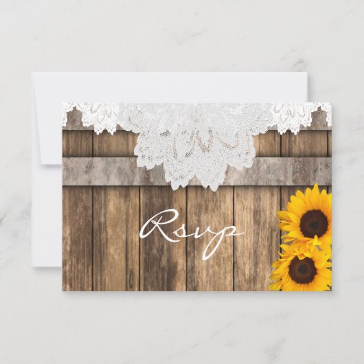 Répondre à une invitation de mariage dans un cadre (Devant)