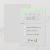 répondre rsvp . mariage amoureux (Devant / Derrière)