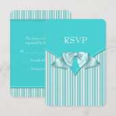 Réponse à la Bat Mitzvah Bleu sarcelle (Devant / Derrière)