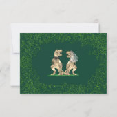Réponse à un mariage sur le thème des dinosaures (Dos)