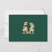 Réponse à un mariage sur le thème des dinosaures (Dos)