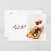 Réponse à une célébration de dîner au vin (Devant / Derrière)