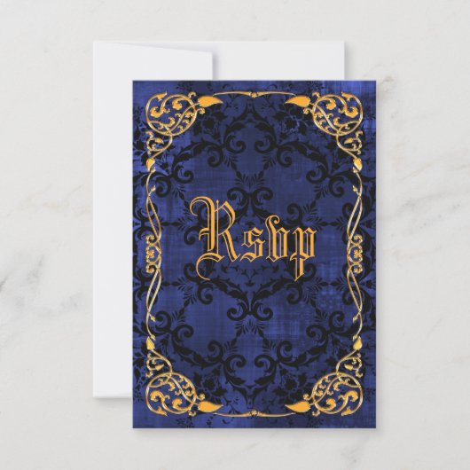 Réponse à une invitation d'anniversaire à cadre do (Devant)