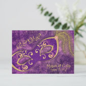 Réponse à une invitation de mariage bal masqué vic (Debout devant)