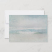 Réponse à une invitation de mariage sur la plage (Dos)