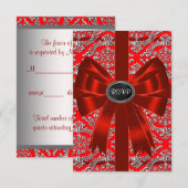 Réponse à une soirée de Noël d'entreprise en damas (Devant / Derrière)