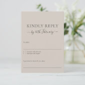 Réponse aimable beige de mariage doux (Debout devant)