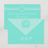 Réponse Aqua et Chevron Blanc (Devant / Derrière)