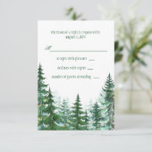 Réponse au mariage au sapin (Debout devant)