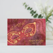 Réponse au mariage bal masqué victorien orné (Debout devant)