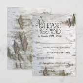 réponse au mariage en écorce de bouleau (Devant / Derrière)