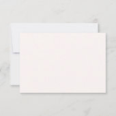 Réponse au mariage floral Blush Botanique Doré (Dos)