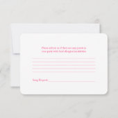 Réponse au mariage Ruban Jaune Marguerite Gerber R (Dos)