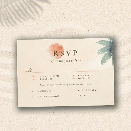 Réponse au repas de mariage Rivage côtier à patine