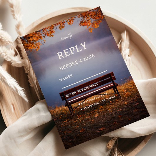 Réponse Banc du Lac d'Automne