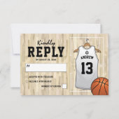 Réponse Bar Mitzvah de Basketball (Devant)