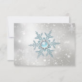 Réponse Blue Pearl Flocon de Neige Soirée de Noël (Dos)