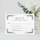 Réponse Blue Vintage Crest Monogram (Debout devant)