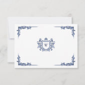 Réponse Blue Vintage Crest Monogram (Dos)