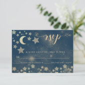 Réponse calligraphique romantique céleste lune et (Debout devant)