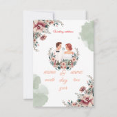 Réponse Cartons d'invitation de mariage (Devant)