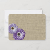 Réponse Daisy et Burlap Lavender Purple (Dos)