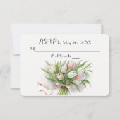 Réponse de bouquet de mariage aux tulipes (Devant)