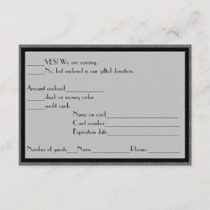 Réponse de collecte de fonds officielle