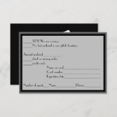 Réponse de collecte de fonds officielle (Devant / Derrière)