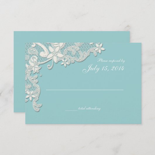 Réponse de conception du style de dentelle de pays (Devant / Derrière)