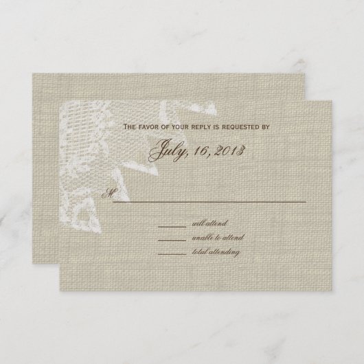 Réponse de Foire de Campagne (Devant / Derrière)