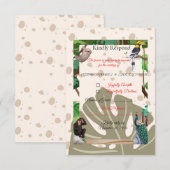 Réponse de forêt rustique à insérer (Devant / Derrière)