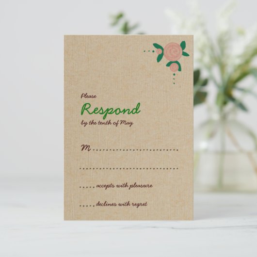 Réponse de germe floral rustique (Debout devant)