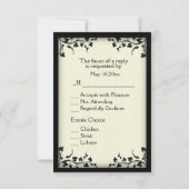 Réponse de la classe jaune avec menu (Dos)