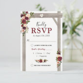 Réponse de l'arche florale rustique de mariage de  (Debout devant)