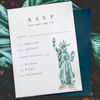 Réponse de mariage à New York Statue de la Liberté