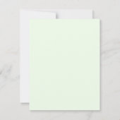 Réponse de mariage à rayure verte (Dos)