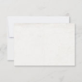 réponse de mariage ancien vintage (Dos)