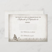 réponse de mariage ancien vintage (Devant / Derrière)