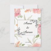 Réponse de mariage de jardin de printemps pêche do (Dos)