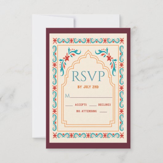 Réponse de mariage de la mariée indienne (Devant)