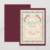 Réponse de mariage de la mariée indienne (Devant / Derrière)