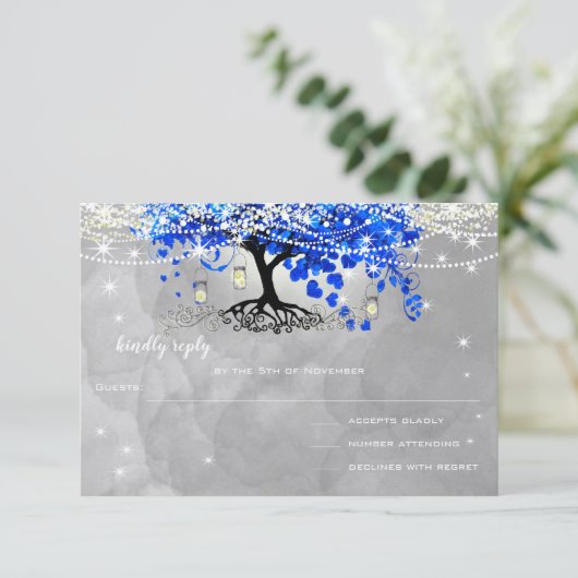 Réponse de mariage de l'arbre à feuilles en forme (Debout devant)