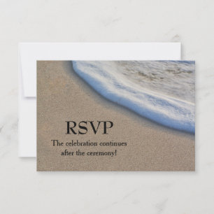 Réponse de mariage de sable de plage et d'écume de