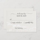 Réponse de mariage de Sand Heart Beach (Devant / Derrière)