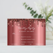 Réponse de mariage Drips Gold Mariage Fête de mari (Debout devant)