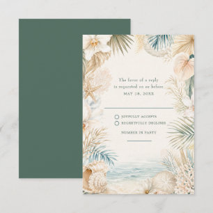Réponse de mariage élégant sur la plage côtière